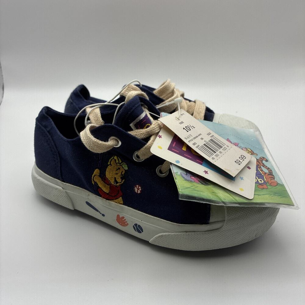 VTG 2000/Y2K Disney Winnie the Pooh Shoes Size 10.5 Todd / Child NEW W/TAGS RARE